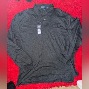 Polo Ralph Lauren Gray Knit Shirt XXL